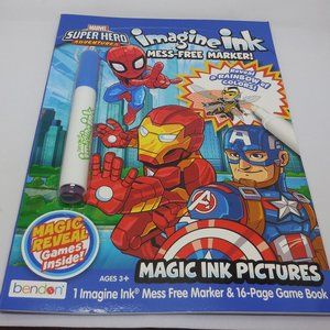 🆕️Marvel Super Hero Adventures Imagine Ink Book